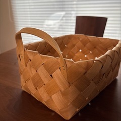 ナチュラルキッチン購入　バスケットの画像