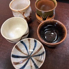 無料:ぐい呑み５個セットの画像