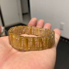 ルチルバングル　ブレスレットの画像