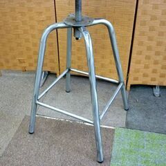 ☆①ハイチェア スツール 幅410mm 奥行410mm 高さ885～1040mm 座面高610～765mm カウンターチェア　高さ調節可能 札幌 北20条店の画像