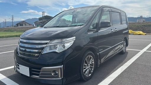☆車検R9.2/18☆日産 セレナ S-HYBRID ライダー　ブラックライン(HC26) 岐阜県安八郡