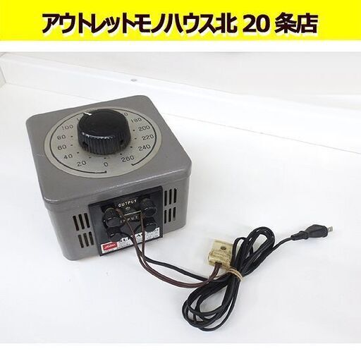 東芝 SLIDAC 変圧器 昇圧器・トランス・スライダック 200V SD203 出力:0～260V 3A TOSHIBA ジャンク品 札幌 北20条店