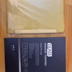 iPadケース　保護フィルム　セットでお渡ししますの画像
