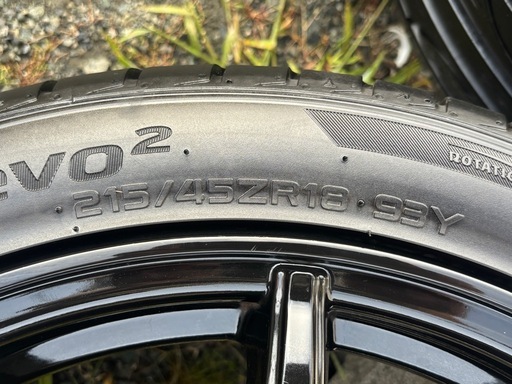 お値下げ18インチ タイヤホイールセット 215/45R18 