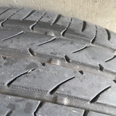 [中古] タイヤ2本ほぼ新品　16インチ　ホンダ　CR-Z ホイール （ブラックエディション） 5穴 TOYOタイヤとセットの画像