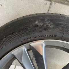 [中古] タイヤ2本ほぼ新品　16インチ　ホンダ　CR-Z ホイール （ブラックエディション） 5穴 TOYOタイヤとセットの画像