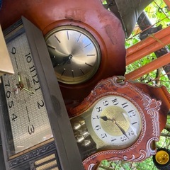 （4つ）レトロ時計の画像