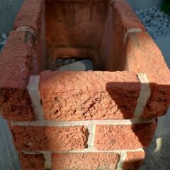 ブロックレンガ調プランター/ナチュラルブラウンの画像