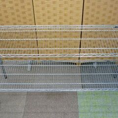 ☆Luminous メタルラック 幅1210mm 奥行355mm 高さ665mm アルミラック ルミナス ロータイプ 棚　札幌 北20条店の画像