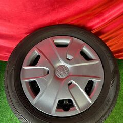 ホンダ 純正 スチールホイール 15インチ 5.5J PCD100 4穴 ダンロップ エナセーブ 185/60R15の画像
