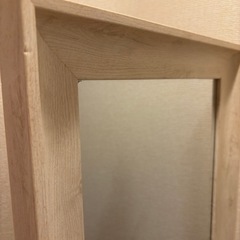 全身鏡 ミラー ホワイト ニトリ の画像
