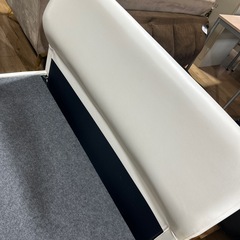 ☆オススメ☆ セミダブル　ベッド　ローベッド　ホワイト　インテリア家具　おしゃれ
の画像