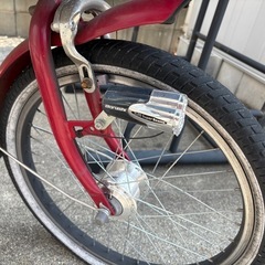 　子供乗せ自転車 ふらっか～ずシュシュ ママチャリ 3人乗りの画像