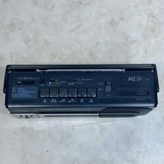 A7880【お買い得商品‼】CASIO カシオ  ラジカセ カセットレコーダー MZ-51の画像