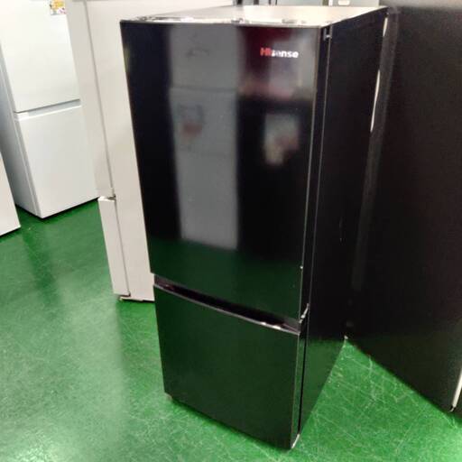 Hisense 2021年製 2ドア冷蔵庫 パールブラック 霜取り不要 154L 愛品倶楽部柏店】 Hisense ハイセンス 2021年製 154L 2ドア 冷凍冷蔵庫