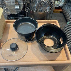 【引き取り限定】中古品　電気グリルなべ　燦坤日本電器株式会社　TK-8220A(NT)  GRILL PANヒーター体式　　　の画像