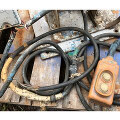 ☆☆　中古　電動ウインチ トーヨーコーケン　☆☆　TKK リモコン付き 200V【作動確認済】（00422）の画像