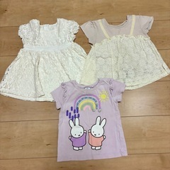 ベビー服　女の子　ロンパース　肌着　半袖の画像