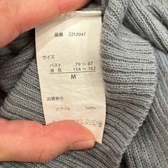 ニット半袖トップスの画像