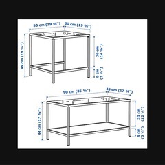IKEA VITTSJÖ（ヴィットショー）ローテーブル（長方形のみ）の画像