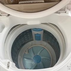TOSHIBA 東芝　電気洗濯機　AW-7G5 2017年製　7.0kg 56L 動作品の画像