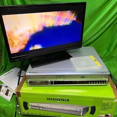 Insignia IS-DVD100121 DVD Recorder VCR Combo！DVDビデオテープダブルデッキ！@Yの画像
