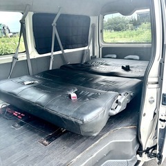 ハイエース ワイド 8人乗り 4WD 平成18年 車検たっぷり令和9年6月まで！ファミリー・アウトドアに最適の画像