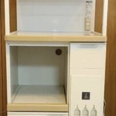 米びつ棚付き　不二貿易 FKD-106W一部分解品の画像