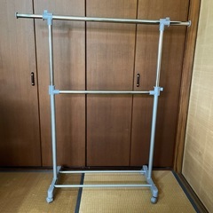 2段 縦横伸長 ハンガー
ラックの画像