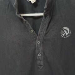 DIESELポロシャツ M ブラックの画像