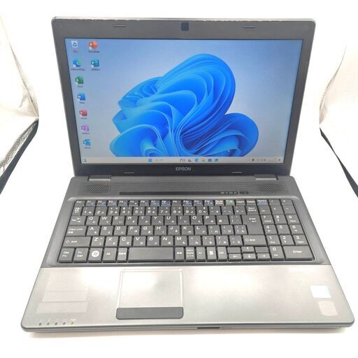 バッテリー◎ 15.6 エプソン ノートPC Endeavor NJ3350E Celeron P4600 windows11 pro 8GB SSD128GB  カメラあり オフィス (A950)