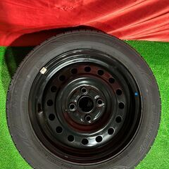 鉄チン スチールホイール 14インチ 4.5J PCD100 4穴 ダンロップ エナセーブ 155/65R14 タント ワゴンR等の画像