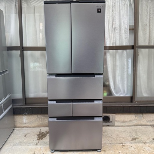‼️在庫一掃セール‼️⭐️SHARP 冷蔵庫 2023年製 429L SJ-MF43Ｋ-H 配送5000~ その他多数出品中‼️