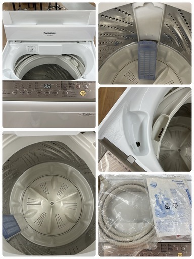 R305 ☀️ ジモティー限定価格！ Panasonic 洗濯機 （7.0㎏) 17年製 NA-F70PB10 ⭐ 動作確認済 ⭐ ク