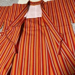 和装用水屋着、羽織、未使用品、呉服屋仕立て品、甚兵衛風の画像