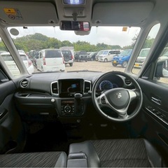 【支払総額15.8万円】h27年式スペーシアカスタム車検令和9年9月機関良好 内外装良好 RBS付き 両側パワスラ エアコンバッチリの画像