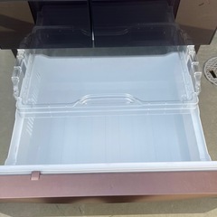 WR-WX52A-BR1形【引き取り限定】　6ドア冷蔵庫　三菱　2017年製　動作確認済み 冷蔵庫 三菱の画像