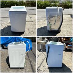 【❗️✨一人暮らし・二人暮らし向け✨❗️】ニトリ 全自動洗濯機 6kg 2019年製 使用感あり ✨簡易清掃・動作確認済み❗️の画像