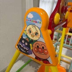 アンパンマンジャングルジム　うちの子天才 カンタン折りたたみ！ブランコパークDXの画像