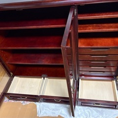 (美品)カリモク家具 キャビネット 棚 ヴィンテージ の画像