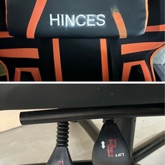 HINCES ✨オットマン付き✨ゲーミングチェアの画像