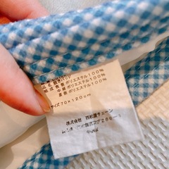 ベビー布団 冬用 敷きパッド シーツ２枚の画像