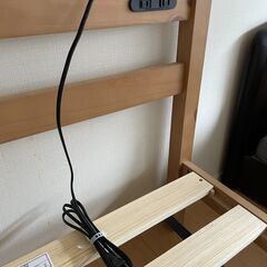 【ニトリ】ベッド シングルベッドフレーム（マットレス無し）の画像