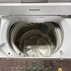 Panasonic  洗濯機  7kg  2017年製の画像
