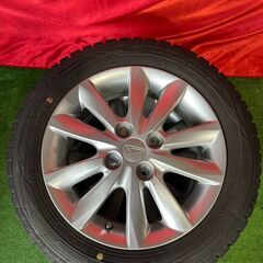 ダイハツ 純正タイヤホイール 14インチ 4.5J PCD100 4穴 ET45 ダンロップ wintermaxx 155/65R14の画像