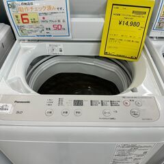 【ジャングルジャングル滋賀草津店】ジモティ来店特価!!　洗濯機　ﾊﾟﾅｿﾆｯｸ　NA-F50B14　2021　　J-250957の画像