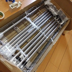 ハンガーラック ワードローブ スチールラック の画像