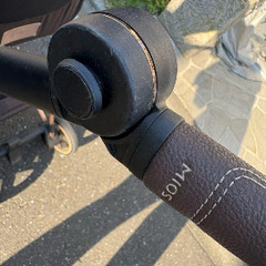 cybex ミオス　ベビーカー グレー　ローズゴールドの画像