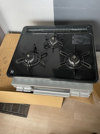 都市ガス用ビルトインコンロ未使用