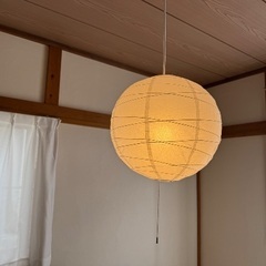 ニトリ　和紙ペンダントライトの画像